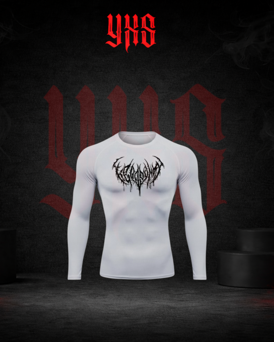 FITKAIROSIS WHITE COMPRESSION LONG SLEEVE