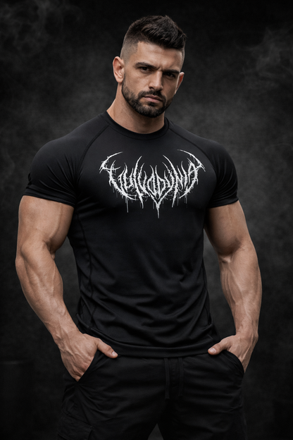 FITKAIROSIS BLACK COMPRESSION T-SHIRT SHORT SLEEVE
