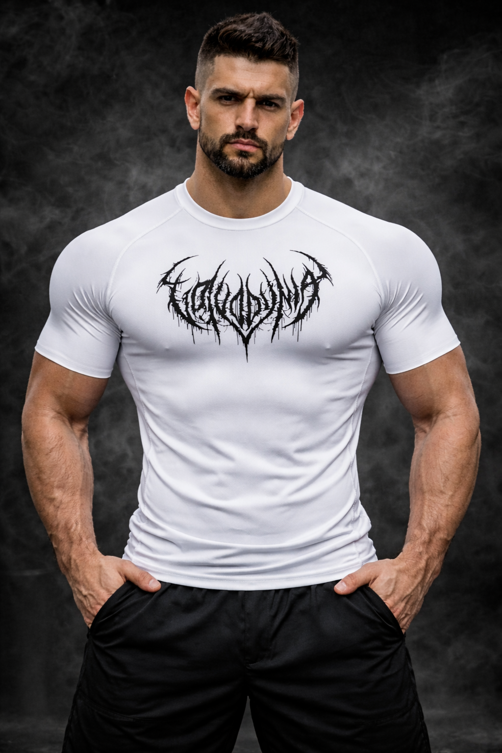 FITKAIROSIS WHITE COMPRESSION T-SHIRT SHORT SLEEVE