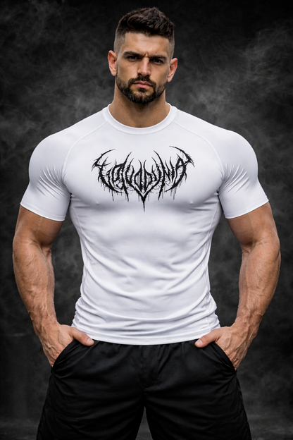 FITKAIROSIS WHITE COMPRESSION T-SHIRT SHORT SLEEVE