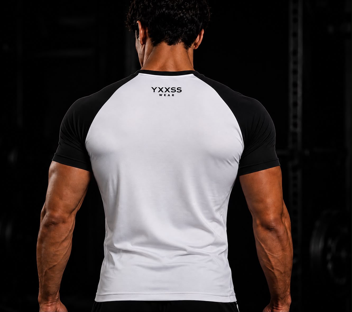 YAXS Compression T-Shirt – White/Black