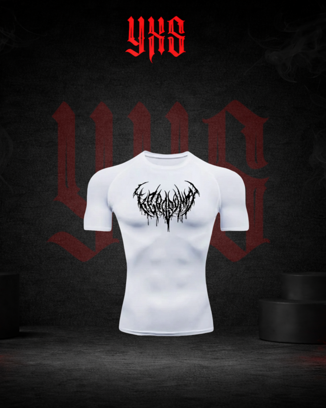 FITKAIROSIS WHITE COMPRESSION T-SHIRT SHORT SLEEVE